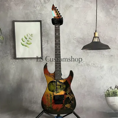 Factory Kirk Hammett KH-3 Karloff Mummy Electric Guitar Custom Finish Free Ship • $289.28