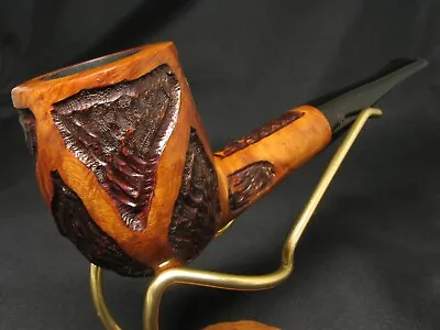 JOHN REDMAN Redonian De Luxe  English Briar Pipe With Unique Finish • $79.95