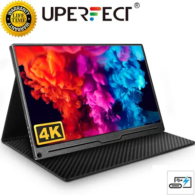 4K Tragbarer Monitor UPERFECT 15.6 Inch Portable Display 3840 X 2160 IPS UHD AA • £199.99