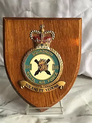 656 RAF Squadron Wooden Shield/PlaqueVintageGood Condition. • £20