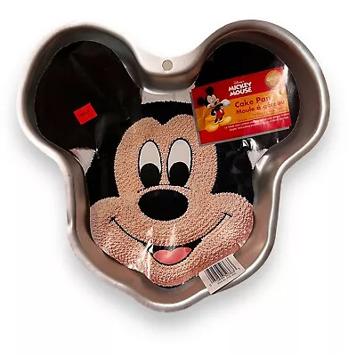 Wilton 2001 Walt Disney Mickey Mouse Head Baking Cake Pan 2105-3603 Instructions • $17.95