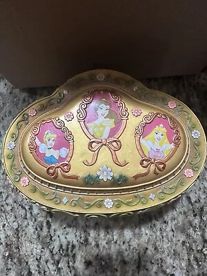 Disney Ballerina Snow Globe Princess Music Jewelry Box 1991 WORKS! • $25