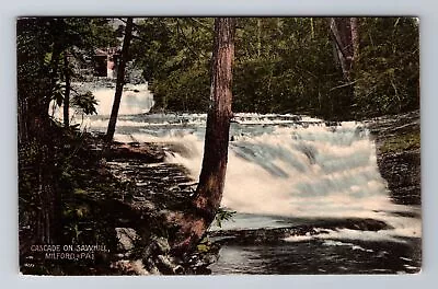 Milford PA-Pennsylvania Cascade On Sawkill Antique Vintage C1914 Postcard • $8.99