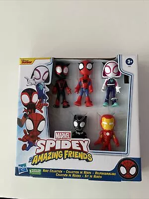 Marvel Spidey And His Amazing Friends 5 Piece Hero Collection 4-Inch Figure Set • £25