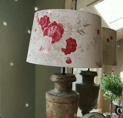 £49.95 • Buy NEW DRUM LAMPSHADE IN SEVERAL KATE FORMAN DESIGNER LINEN FABRICS 40 Cm 