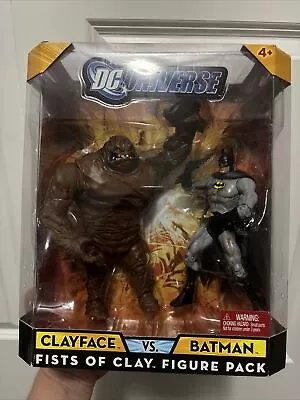 DC Universe Classics Clayface Vs Batman Fists Of Clay Figure 2-Pack 2008 • $59.99