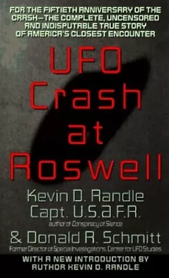 UFO Crash At Roswell By Schmitt Donald R. Paperback Book The Cheap Fast Free • £6.42