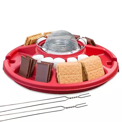 Table Top Smores Maker Kit With Easy Clean Serving Tray Designed For Safe C... • $31.19