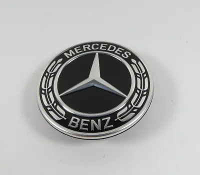 20-23 Mercedes CLA250 Front Emblem Bumper Black Badge Symbol Logo Genuine OEM • $19.99