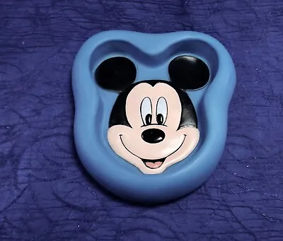 Vintage Mickey Mouse Avon Kids Floating Blue Soap Dish Disney 1995 Bathroom Dish • $25