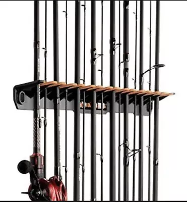 $31.24 • Buy Patented V15 Vertical Fishing Rod Holder, 15 Wall Mounted Fishing Rod Rack Store