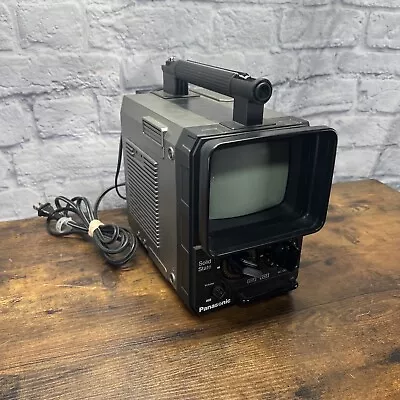 Vintage Panasonic TR-555 Portable TV Television W/ TY-175P Adapter • $49.99