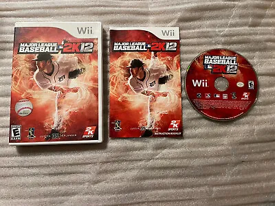 Major League Baseball 2K12 (Nintendo Wii 2012) Complete - Tested & Works! • $7.99