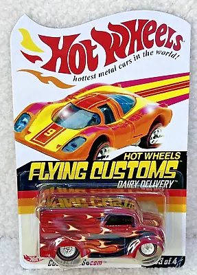 Rare HOT WHEELS RED LINE CLUB FLYING CUSTOMS DAIRY DELIVERY #10952 Of 12500 • $41