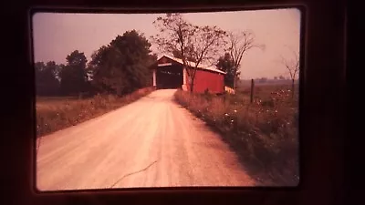 7614 35MM SLIDE Photo UNION COUNTY MIFFLINBURG PA HAYES BRIDGE BUFFALO CREEK • $10.90