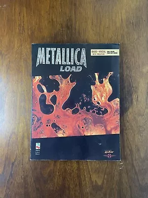 Metallica Load Bass Vocal Edition Transcriptions Sheet Music Book Song Lessons • $40