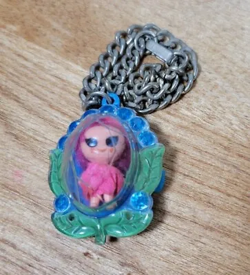 Vintage Mattel Liddle Kiddles Jewelry 1967 Flower Locket Bracelet Tiny Doll  • $29.99