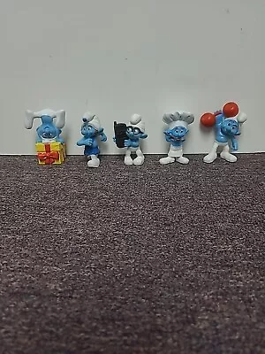 THE SMURFS McDonalds Happy Meal Toys (Lot Of 5 Figures 2011) Loose Figs  L4 • $12.89