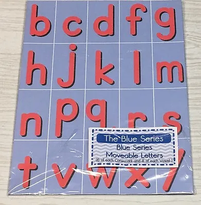 The Blue Series - Movable Alphabet / Blue Background -  Montessori Set • $17.25