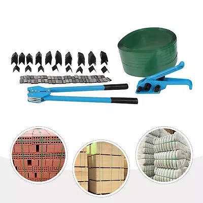 1000N Pallet Packaging Strapping Banding Set Tensioner Tool Sealer Metal Seals • $74.10