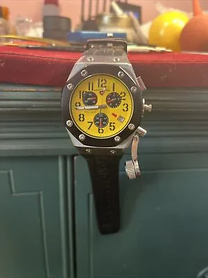 Swiss Legends Discontinued Watch Black And Yellow Color. Very Rare And Limited • $75