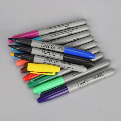 £6.48 • Buy 12pcs /Box Tattoo Body Art Tool Skin Transfer Marker Pen Supply Mixed Color