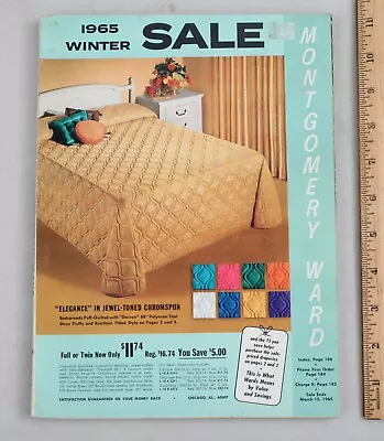 Vintage Winter 1965 Montgomery Ward Sale Catalog  • $19.99