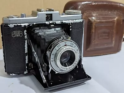 Old Vintage ZEISS IKON NETTAR 517/16 Folding Camera. Please Read • £30