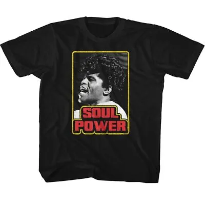 $22.45 • Buy James Brown Soul Power Black Youth T-Shirt