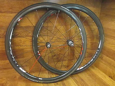 Fsa Vision Trimax Tc24 700c Carbon Tubular 10 Speed Shimano Sram Wheel Set Tires • $999.99