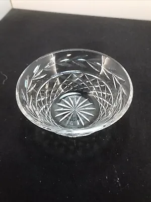 Waterford Cut Crystal Vtg Sauce Bowl Crystal Candy Dish 5” X 2” • $39.95