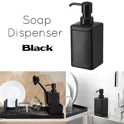 £8.49 • Buy Hand Pump Liquid Bathroom Soap Shampoo Shower Gel Dispenser Black Rinnig