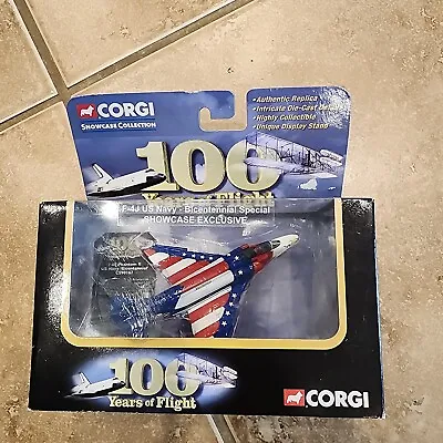 CORGI F-4J PHANTOM US NAVY BICENTENNIAL SPECIAL 1976 1:72 Diecast Jet Airplane • $35