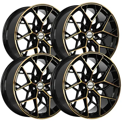 (Set Of 4) Shift H35 Piston 18x8.5 5x108 +35mm Black/Bronze Wheels Rims 18  Inch • $775