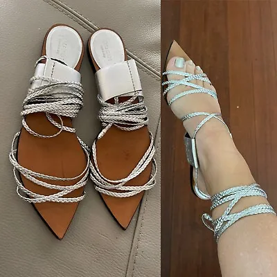 $299 • Buy 💜💜💜 39 Or 8 Genuine Gucci Flats Sandals Shoes Very Rare
