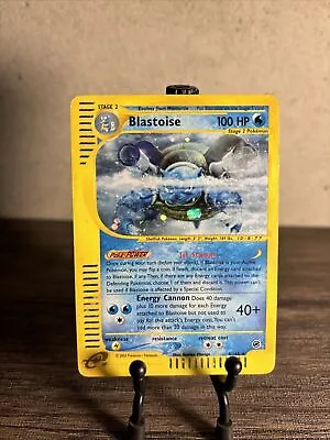 Pokémon TCG Blastoise 4/165 Holo Rare 2002 Pokemon Expedition E-reader-LP! • $138.99