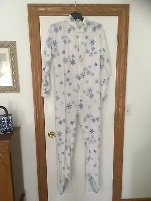 One Piece Flannel Footed Pajamas • $25