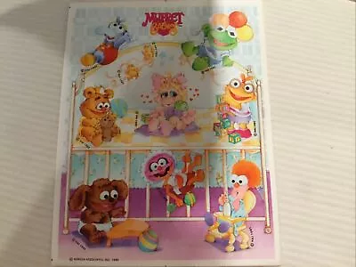 Vintage Jim Henson 1985 Muppet Babies Sticker Sheet • $10.50