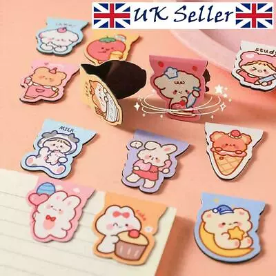 £1.50 • Buy Bookmark Magnet Animal Cartoon Cute Kawaii Cat Cow Bear Rabbit Lamb
