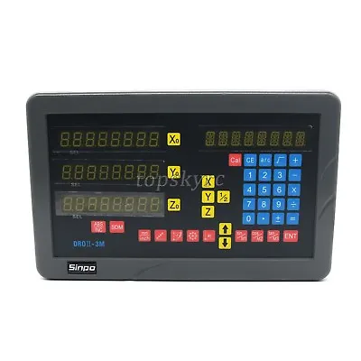 3 Axis Digital Readout DROⅡ-3M For Milling Machine Input 80-260V SZ Ship • $376.94