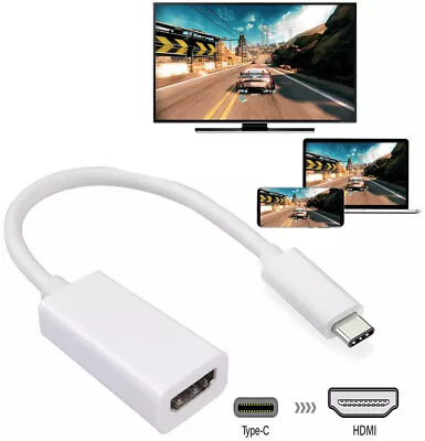 Type C To HDMI TV Video Cable Adapter For Samsung S22 HUAWEI LG Phone Macbook • $5.34