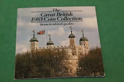 The Great British 1983 Coin Collection 8 Uncirculated Coins Set Royal Mint • £4.99