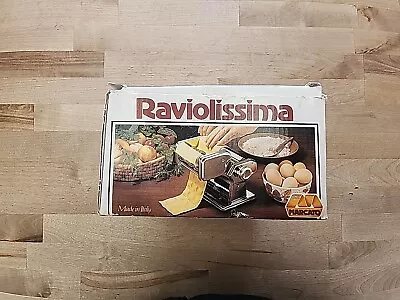 OMC Marcato Italy Raviolissima Ravioli Maker Attachment For Pasta Machine W/ Box • $29.97