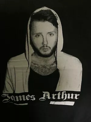 James Arthur New Black T-shirt Size Medium • £16.98