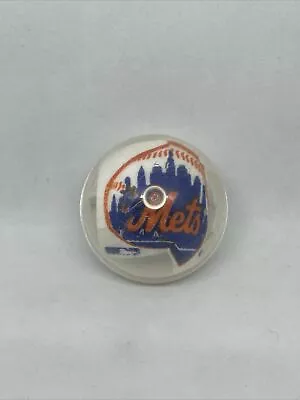 New York Mets Vintage MLB Mini Pennant Flag Vending Machine In Capsule 4x 2 In • $9.99