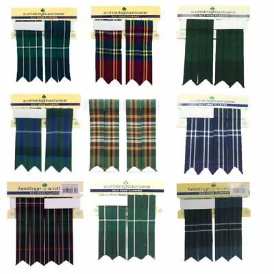 New BNWT Scottish Highland Wedding Kilt Flashes In Various Colours • £9.99