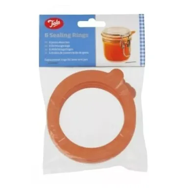 £3.50 • Buy 6 XTala Rubber Jar Sealing Rings Replacement Ring Kitchen Storage Jars Preserves