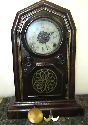 Antique E. N. Welch 1900 Mantel / Wall Clock • $237.44