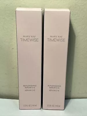 2x Mary Kay TimeWise Replenishing Serum C And E- Dry/Oily Full Size- NIB • $59.99