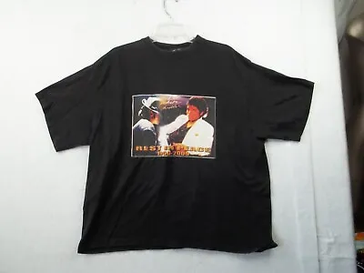 Michael Jackson Thriller RIP Mens Black Graphic T Shirt Size XL • $15.90